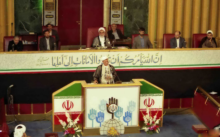 یزد فردا: مراسم تحلیف  آیت&zwnj;الله هاشمی&zwnj;رفسنجانی رئیس&zwnj;جمهوری ایران
