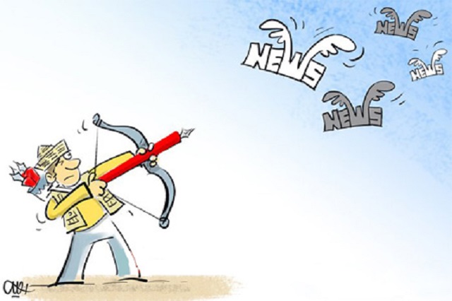 یزدفردا : محمد حسین تقوایی زحمکتش : عکس و مکث: کاریکاتور به مناسبت روز خبرنگار (5)