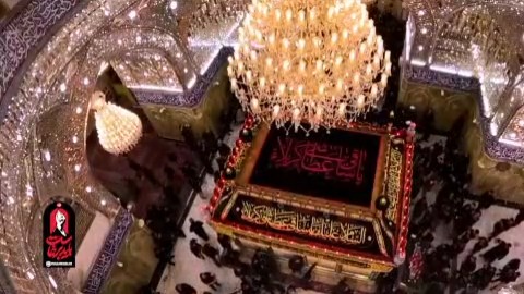 ببینید| طواف پیکر رهبر شهید انقلاب اسلامی بر گرد ضریح مطهر حضرت عباس علیه‌السلام