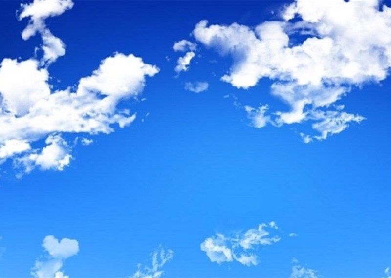 آسمانی صاف در استان یزد
