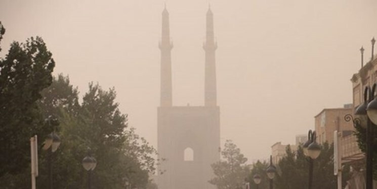 جولان ریزگرد‌ها در استان یزد