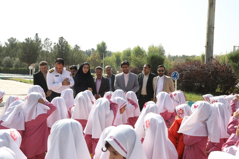 پارک آموزش ترافیک شهرداری پذیرای دانش آموزان
