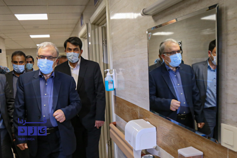 افتتاح طرح توسعه بیمارستان شهدای محراب یزد توسط وزیر بهداشت