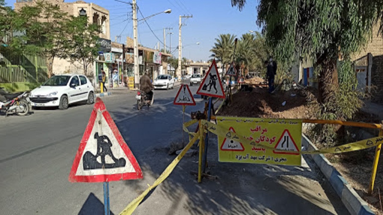 ساماندهی آب‌های سطحی ناشی از بارندگی در بافق