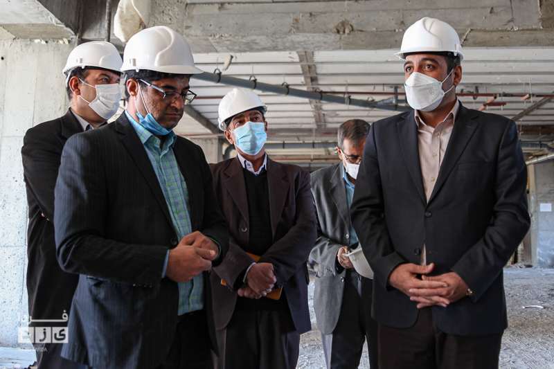 بازدید رئیس سازمان نظام مهندسی ساختمان استان یزد از پروژه مسکونی جام جم 3