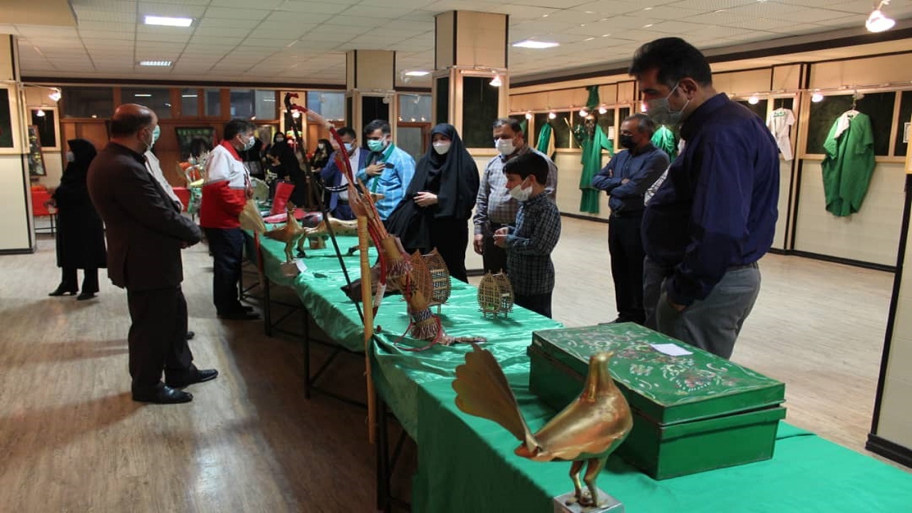 برپایی نمایشگاه نماد و نشانه‌های تعزیه در مهریز