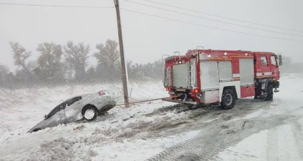 بارش سنگین برف در اوکراین ۵ کشته بر جای گذاشت