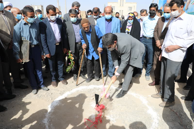 اغاز عملیات اجرائی دو مدرسه خیری در شهرستان مهریز یزد