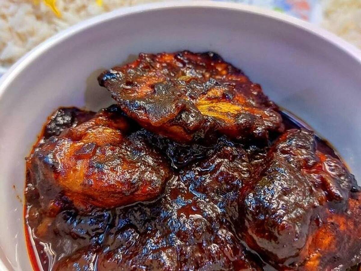 آموزش، خورش مرغ و گردو