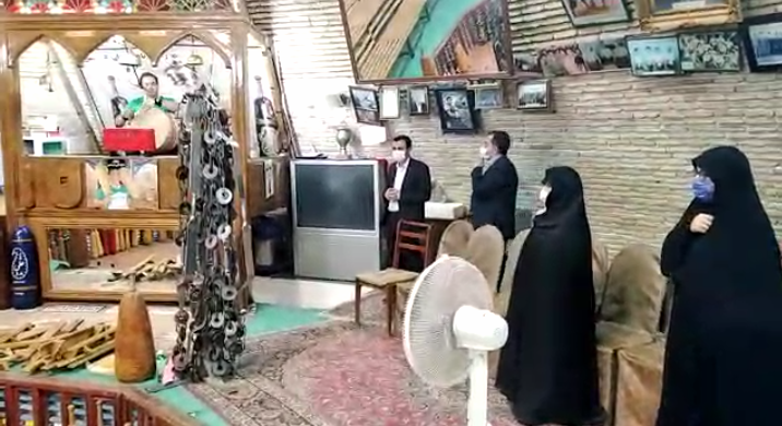 حضور سرزده خانم دکتر علم الهدی همسر گرامی آیت‌الله دکتر رئیسی در زورخانه یزد، هم اکنون