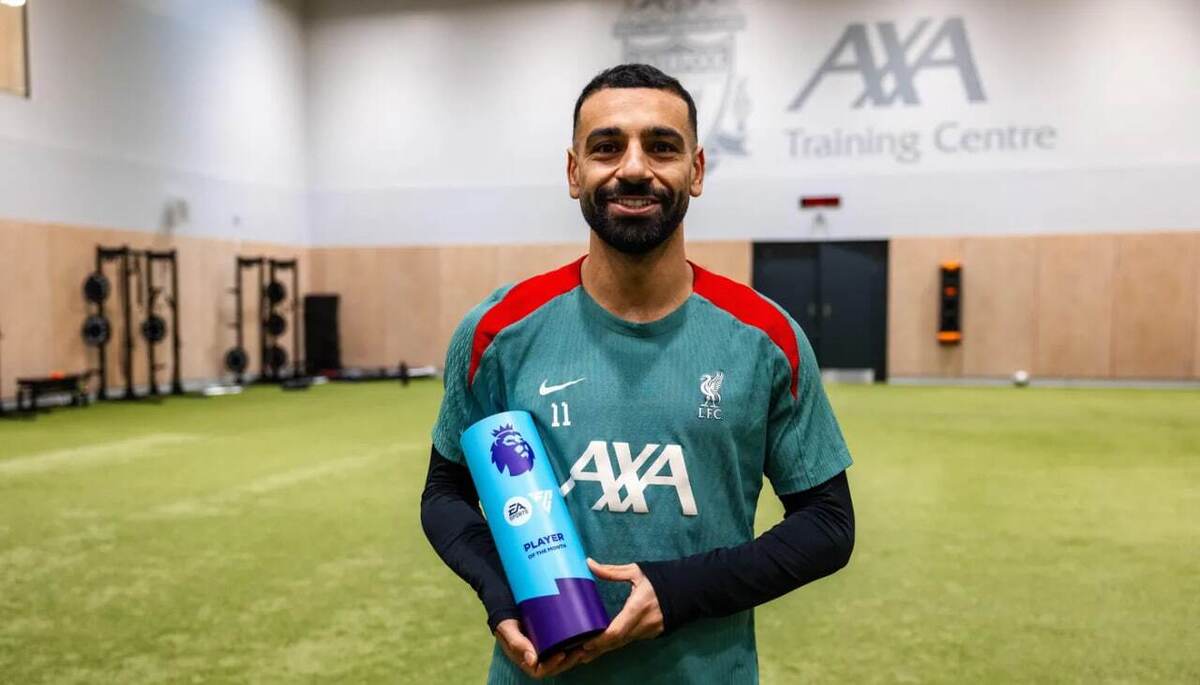 محمد صلاح بهترین بازیکن ماه نوامبر ۲۰۲۴ لیگ برتر انگلیس