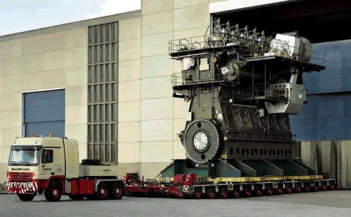 بزرگترین موتور جهان با ابعادی باورنکردنی