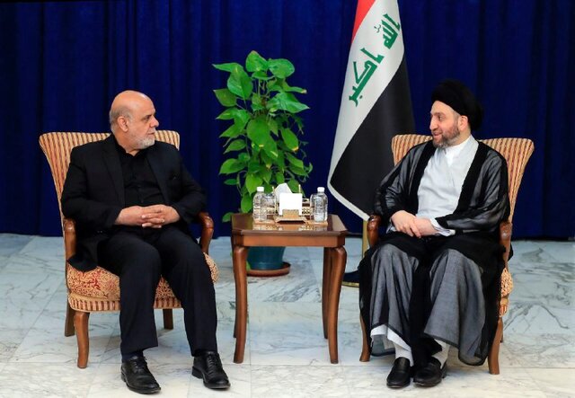 دیدار سفیر جمهوری اسلامی ایران در بغداد با عمار حکیم