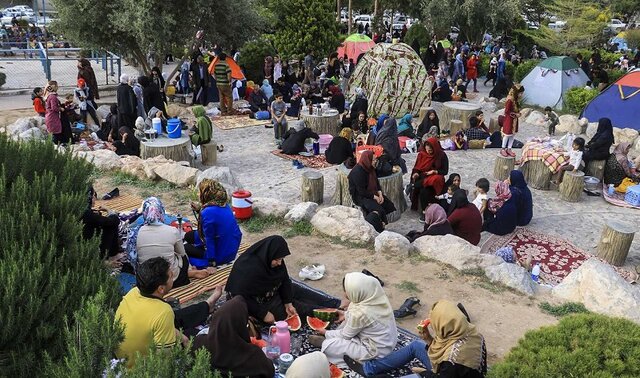 برگزاری جشن باستانی چهلم نوروز در «شیوشگان» کرمان