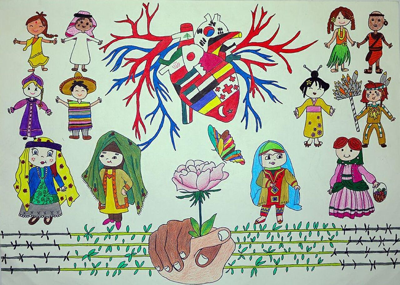 راهیابی اثر نوجوان مهابادی به مرحله کشوری جشنواره نقاشی صلح و دوستی