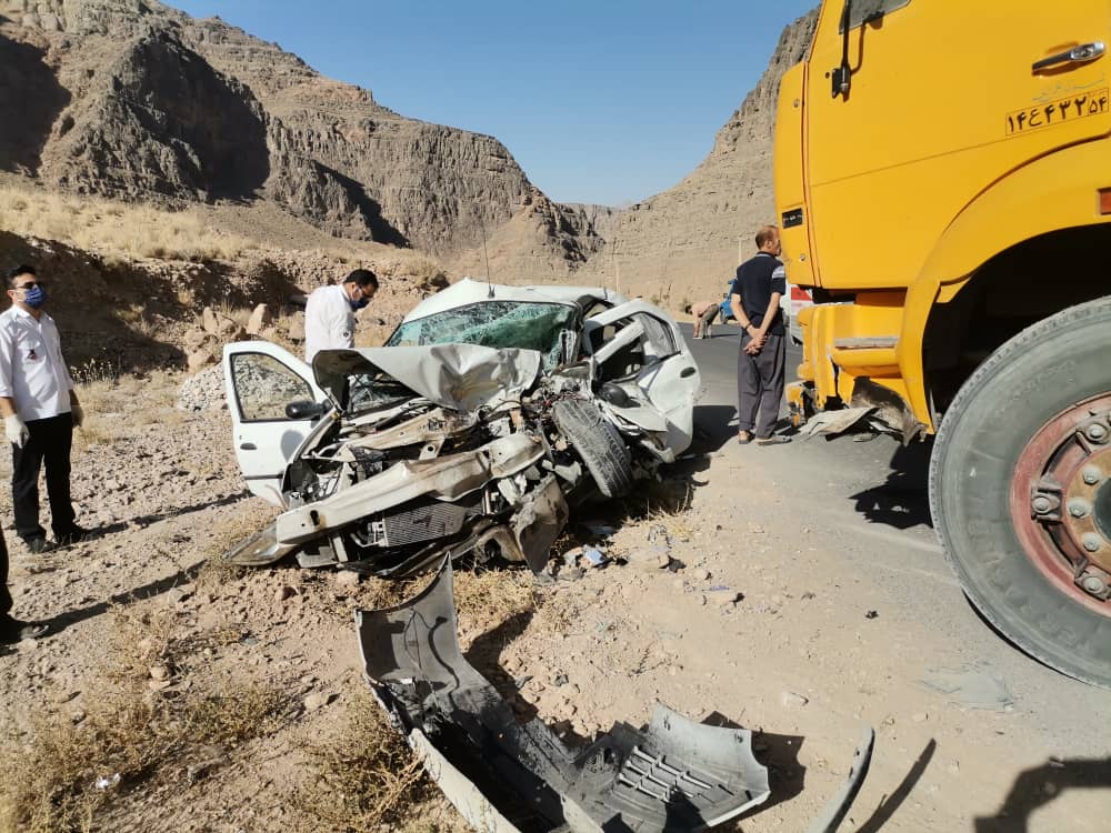 یک کشته در حادثه رانندگی محور بنادک سادات