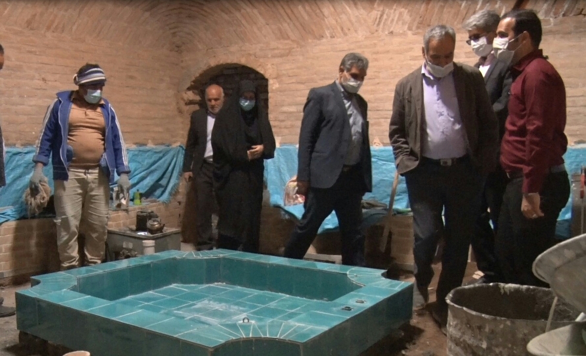 بهره برداری از حمام سنتی حسن آباد تا دو ماه آینده بهره برداری از حمام سنتی حسن آباد تا دو ماه آینده