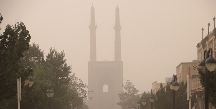 ماندگاری هوای غبارآلود تا فردا در یزد