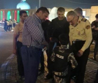 تجلیل سردار بهدانی فرد از نوجوان مدافع امنیت