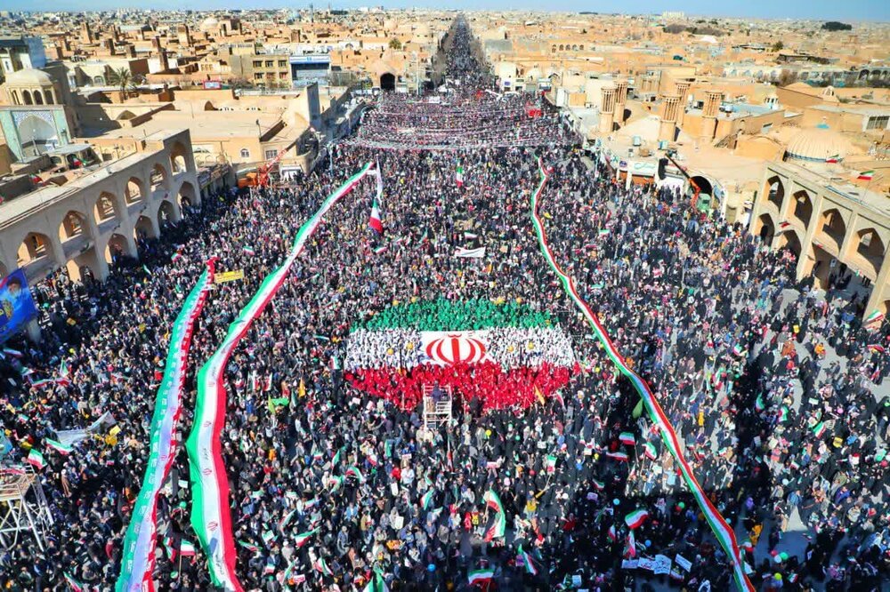 پیام تقدیر از حماسه آفرینی یزدی‌ها در ۲۲ بهمن