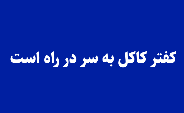 کفتر کاکل به سر در راه است