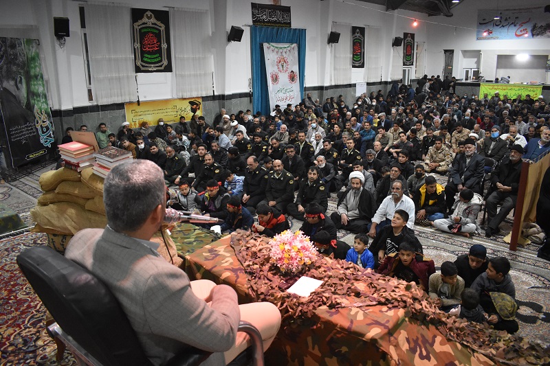 آئین سومین سالگرد شهادت  سردار دلها حاج قاسم سلیمانی ودانشجوی شهید امیرحسین قربانی  دربهاباد برگزارشد