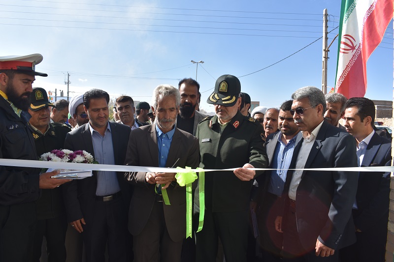 پاسگاه انتظامی بخش مرکزی بهاباد افتتاح شد