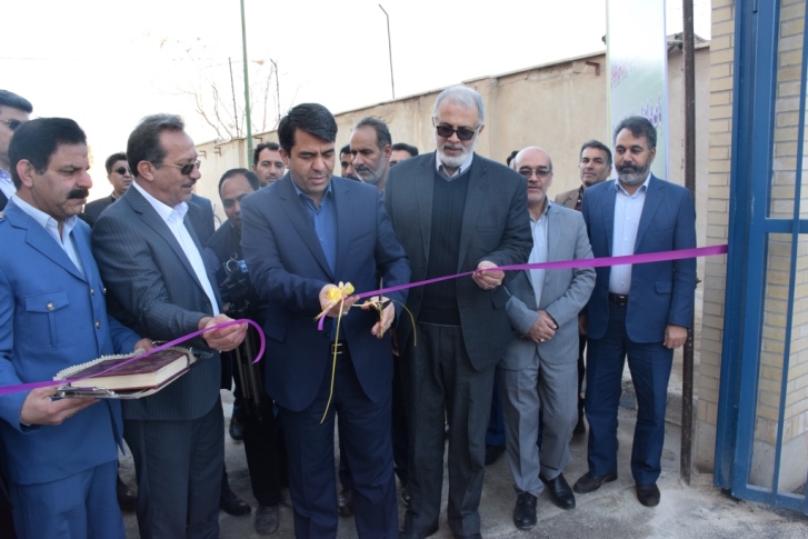 افتتاح پروژه تجهیز کارگاه  آموزشی شرکت ملی  استان یزد 