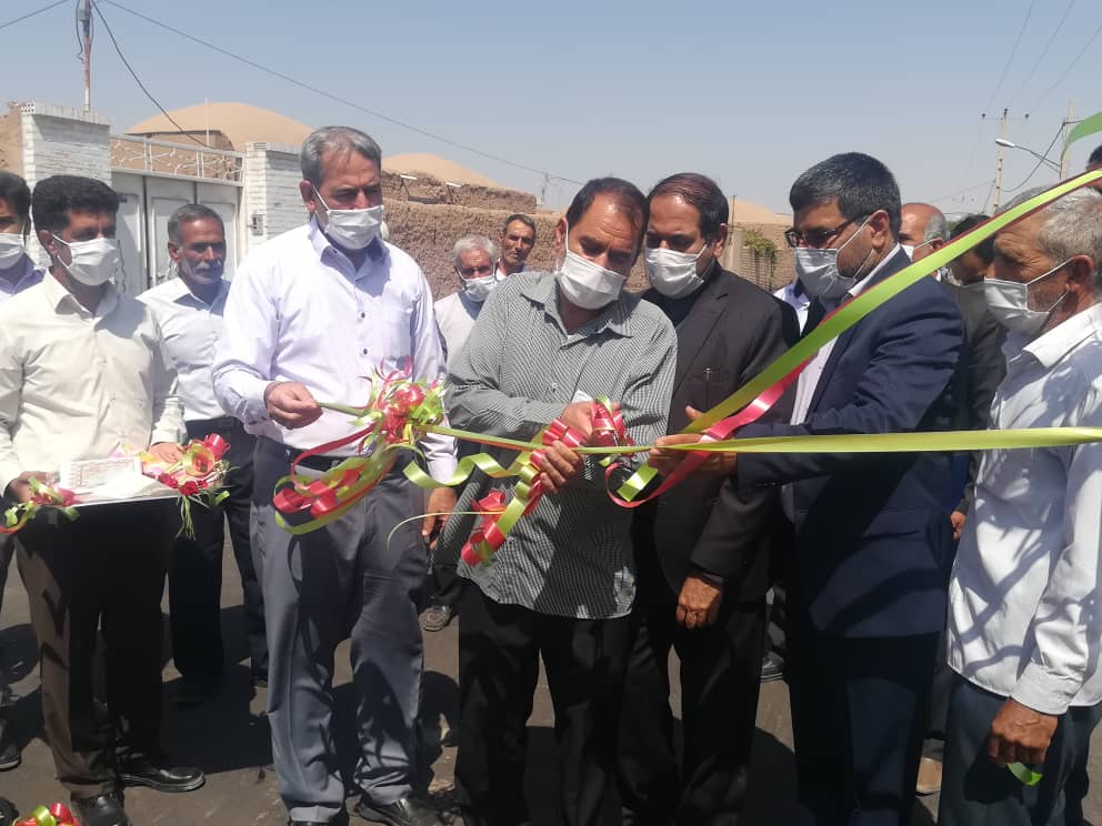  افتتاح پروژه آسفالت ۴۲۰ میلیون تومانی در روستای کورگه رفسنجان