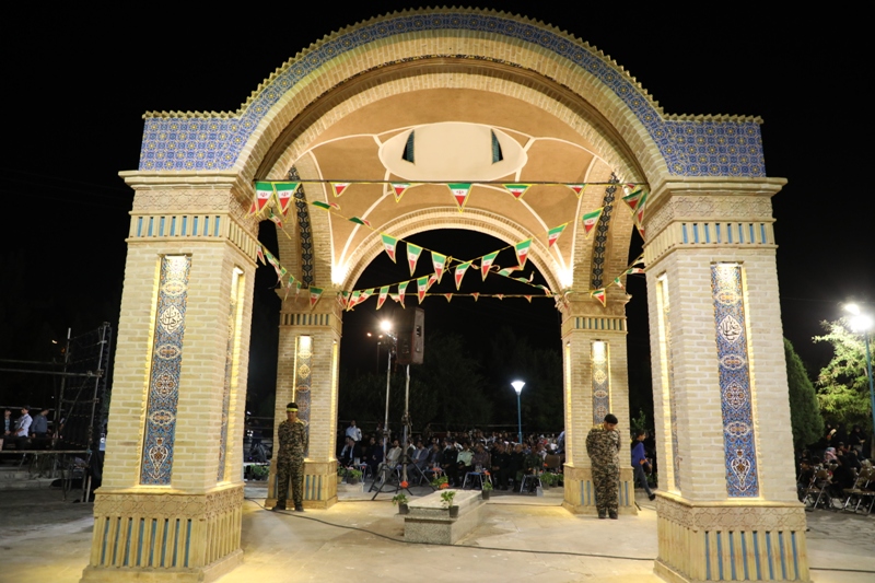 یادمان شهید گمنام آزادشهر رونمایی شد