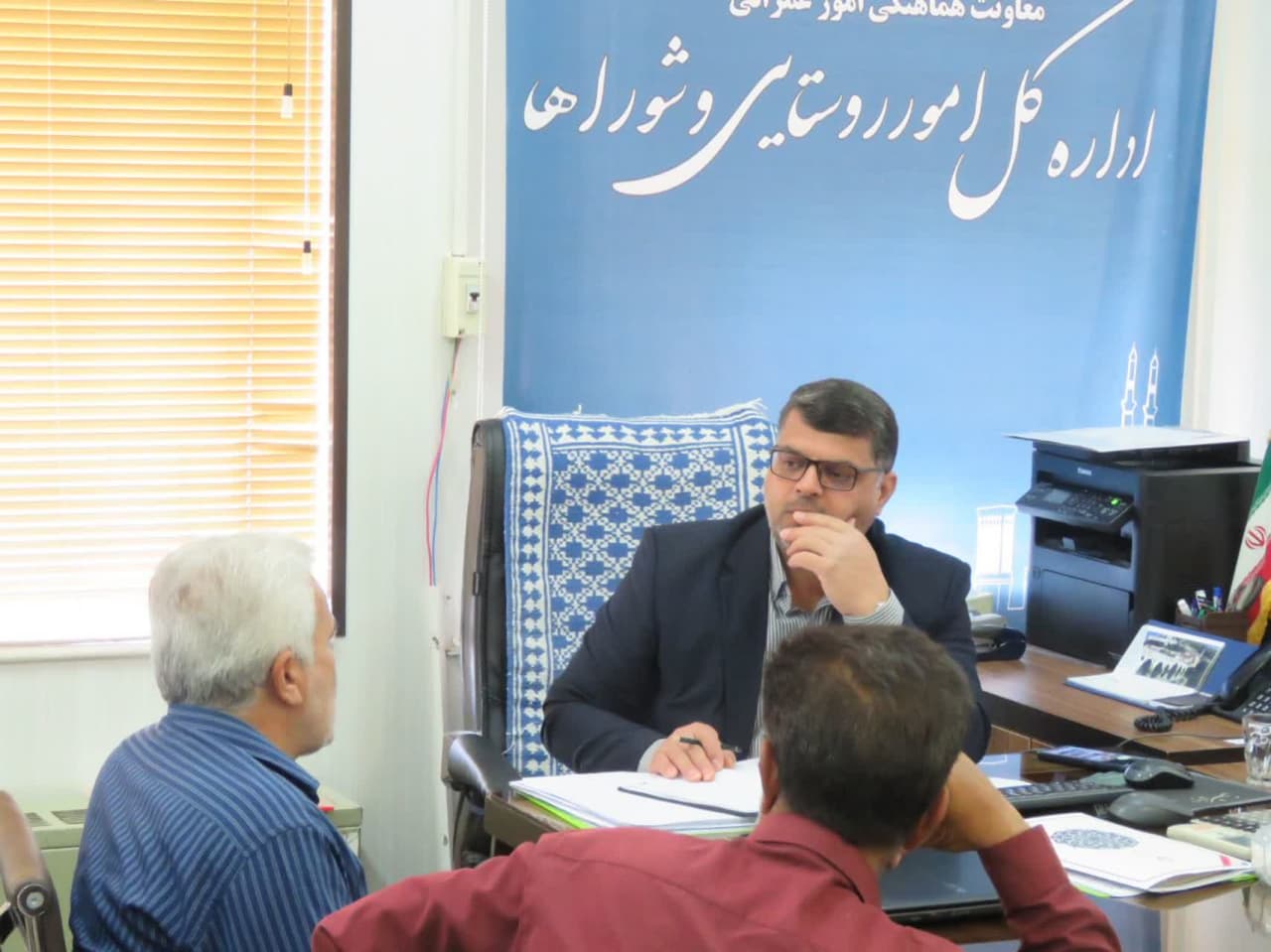 دیدار  مدیرکل دفتر امور روستایی و شوراهای استانداری یزد با اقشار مختلف مردم