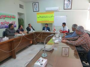 برگزاری انتخابات روسای خانه های داوطلبی جمعیت هلال احمر شهرستان یزد