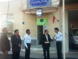تجلیل از تکنسین های اورژانس 115 استان یزد در روز پرستار + تصاویر