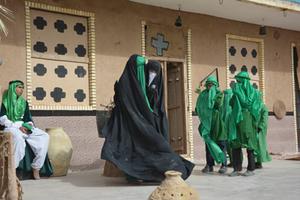 دبیر ستاد هماهنگی خدمات سفر یزد در مراسم تعزیه خوانی حضور یافت+تصاویر