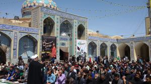 عکس:سوگواره یاس نبوی در امامزاده عبدالله(ع) بافق برگزار شد.