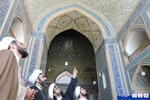 بازدید معاون سازمان اوقاف از طرح آرامش بهاری در مسجد جامع یزد + تصاویر