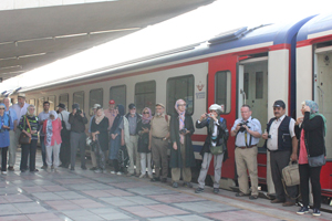 اولین قطار گردشگران خارجی در سال 94 بيست و یکم فروردين ماه وارد یزد می‌شود.