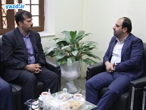 گزارش تصویری: دیدار مدیر شعب بانک رسالت استان با شهردار یزد 