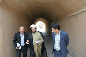 بازدید یادگار سومین شهید محراب از بافت تاریخی یزد 