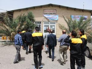 بازدید مدیرکل ا داره کار و رفاه اجتماعی خراسان جنوبی از شرکت تعاونی معدنی فجر مزینو