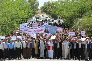 برپایی راهپیمایی در حمایت از مردم مظلوم و بی دفاع یمن و محکوم کردن جنایات آل سعود 