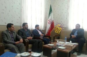نشست فرماندار خاتم با مدیر شعب بانک توسعه تعاون استان یزد
