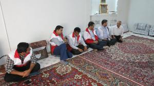 دیدار با همکار بازنشسته جمعیت هلال احمر شهرستان مهریز