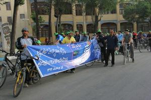 برگزاری همایش دوچرخه سواری پرسنل شهرداری در روز میلاد امام حسین (ع) +تصاویر
