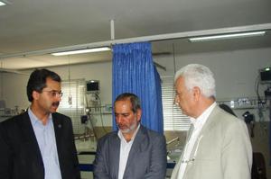 بازدید نماینده معاونت درمان وزارت بهداشت از بیمارستان شهید صدوقی یزد