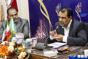 گزارش تصویری:نشست خبری  مدیر کل ارشاد استان یزد در رابطه با  جشنواره فیلم کوتاه رضوی یزد 