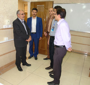 مدیر عامل شرکت مخابرات از مرکز آموزش بازدید کرد