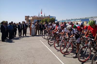 مسابقه دوچرخه سواري  جايزه بزرگ  قهرماني استان در مهريز برگزار شد