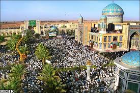 ویژه برنامه سالروز ازدواج حضرت علی(ع) و حضرت فاطمه زهرا(س) در حرم مطهر حضرت حسين بن موسي الكاظم(ع)