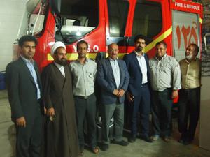 بازدید سرزده  از چند ایستگاه آتشنشانی  شهر یزد